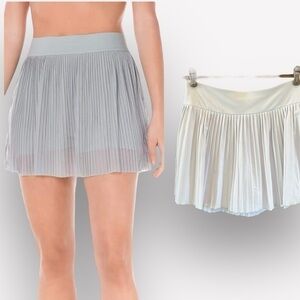 🇪🇸🐠Kyodan tennis skirt pleated built in shorts with pockets small off white